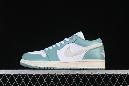 All categories Air Jordan Jordan series basketball shoes Air Jordan 1 Low Air Jordan 1 Low AJ1 Joe 1 fresh mint green low-top cultural casual sneakers DC0774-138